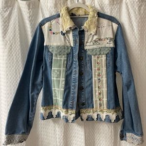 Unique denim jacket